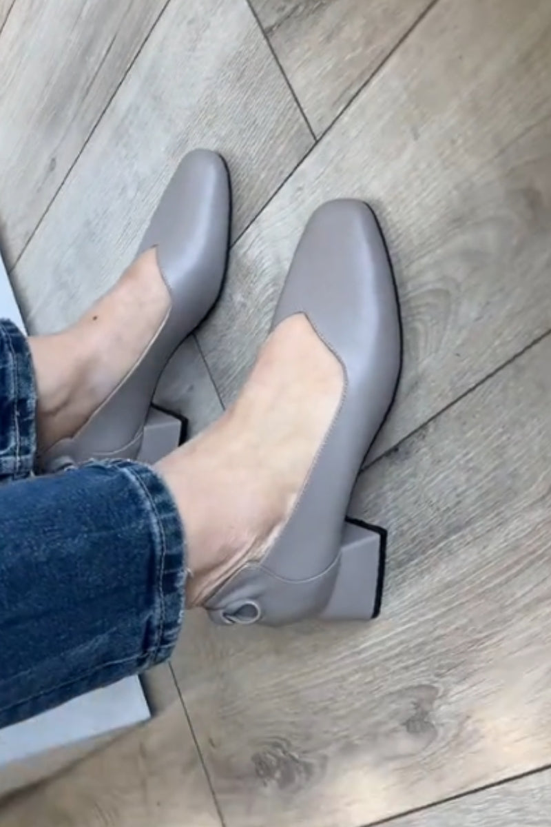 Casual Comfortable White Low Heeled